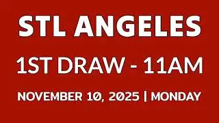 STL ANGELES CITY result today 11am draw November 10, 2025 morning 1st draw result