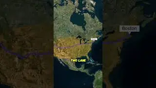 U.S. Route 20 #usa #map #facts #youtubeshorts #reels #usastates