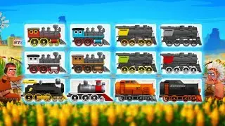 Western Train Driving Race (Gameplay By Tiny Lab) [HD]