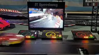 Videowall an der Carrerabahn