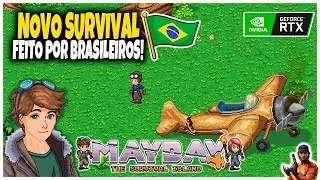 🇧🇷 JOGO BRASILEIRO CHOCANDO O MUNDO! Mayday The Survival Island É INCRÍVEL! 🎮