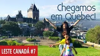Chegamos em Quebec! Uma das cidades mais lindas do Canadá | Vlog Leste Canadá Ep. 07