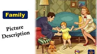 Family Picture Description || New Way Of Learning English  #listenandpractice