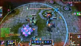 League of Legends - Yasuo, Hecarim And Jinx Full Movement Speed