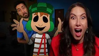 EU N&Atilde;O DEVIA TER FEITO ISSO COM ELA na Vila do Chaves Sombria! (Chaves Nightmares)