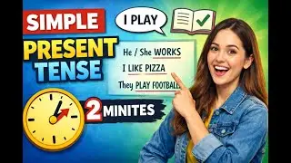 Learn Present Tense in 2 Minutes | English Grammar Basics