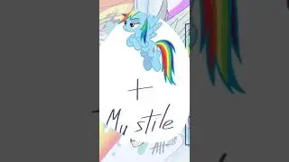 Рейнбоу Дэш в мо&euml;м стиле!! Rainbow Dash in my stile!! #art #mlp #mylittlepony #rainbow #rainbowdash