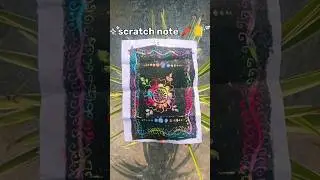 diy scratch note 🖍️📒💡#viral #diy#art#craft#drawing #trending#explore page#shorts viral#shorts video