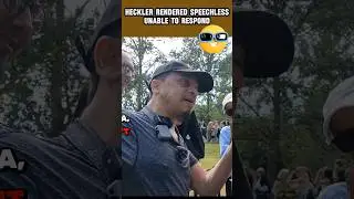 Heckler Left Speechless! Mansur And Visitor Speakers Corner Sam Dawah
