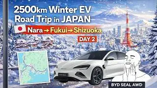 2500km Winter EV Road Trip in Japan | Day 2: Nara &rarr; Fukui &rarr; Shizuoka (BYD Seal AWD)