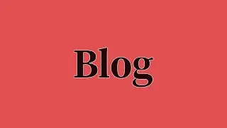 Blog Pronunciation and Meaning