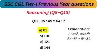 SSC CGL Tier-1  Mock Test | PYQs with Detailed Explanation | Telugu & english