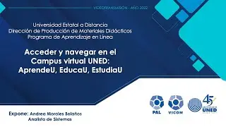 Acceder y navegar en el Campus virtual UNED: AprendeU, EducaU, EstudiaU