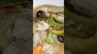 #bittergourdsoup Delicious Bitter Gourd Pork Ribs Soup #shorts