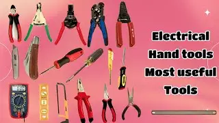 All electrical hand tools/most important electrician tools Urdu/Hindi @rmztechnical