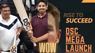 DSC Mega Launch | Exclusive Launch of David Warner Bat by DSC | DSC Bat Factory