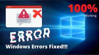 How to repair missing or corrupted system files in windows in a minute