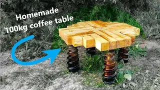 Creating a coffee table with blackened iron feet - Drop a comment if you want it