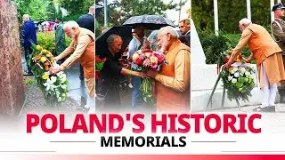PM Modi visits iconic memorials in Poland