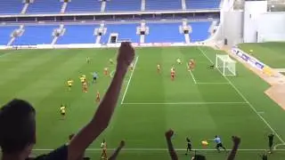 גול וולה של שלו (שליו) מנשה נותן למכבי נתניה יתרון זמני נגד נצרת עילית 2013 - HD