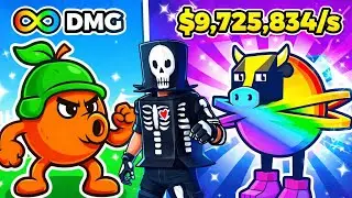 SPENDING VBUCKS at FORTNITE FRUITS VS BRAINROTS!