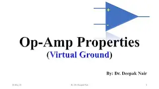 Operational Amplifier Virtual Ground Property