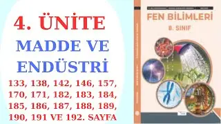8. SINIF FEN BİLİMLERİ DERS KİTABI HECCE YAYINCILIK 4. &Uuml;NİTE MADDE VE END&Uuml;STRİ
