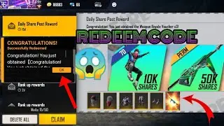 Free Fire Join The Rampage Party Now Redeem Code Today ||