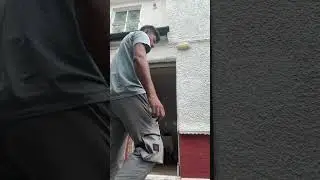 new pvc  door fix !! old door remove and install new pvc door !! work in england