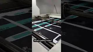 I love watching the progress of our products coming to life 😍 This is the cutting process for our