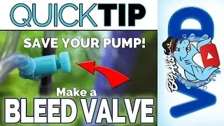 Save Your Pump! Make a Bleed Valve &bull; Quick Tip | Big Al's