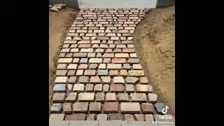 Дорожки из кирпича своими руками 🧤🧱