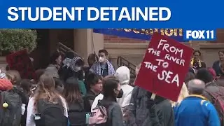UCLA students protest students' detainment at border  | FOX 11 LA