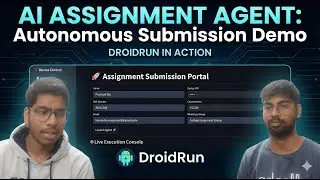 🚀 AI Agent Automates Assignments Using DroidRun | Game-Changing Automation Demo