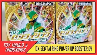 DX SENTAI RING POWER UP BOOSTER SET 4! No.1 Sentai Gozyuger Toy Review