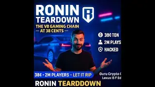 Crypto Made Easy: Ronin Token Teardown | The V8 Gaming Chain at 38 Cents