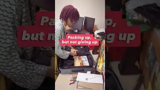 Packing up, but not giving up