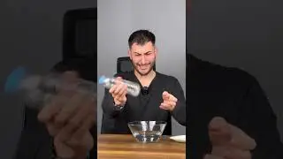 How to make a water bottle explode by spraying it with deodorant 😅 - interesting experiment