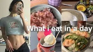 【食事密着】アイスもお菓子も食べて痩せたい！そんな私の1日の食事密着🍽