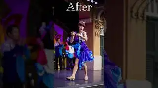 【Before After】写真の現像前と後 #shorts #photography #weddingphotography #disney #disneyparks #ディズニーダンサー