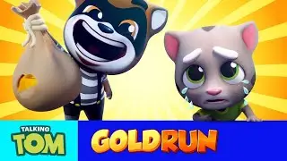 Talking Tom Gold Run MEGA TRAILER. @ATOSHBAPE