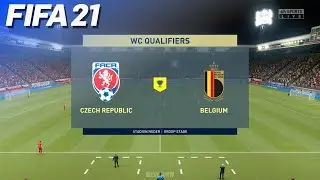 FIFA 21 - Czech Republic vs. Belgium | WC Qualifiers