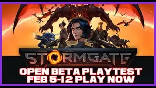STORMGATE - Steam Next Fest 2024 Open Beta Gameplay - Co-op/ 1v1 Mode - [Vanguard vs Infernal]