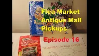 Flea Market/Antique Mall Pickups Episode 16 -  Programs, Cars, and Cards