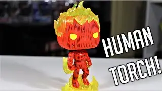 Unboxing The Human Torch Funko Pop - Fantastic Four Vinyl Collectible Figure