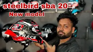 Steelbird sba 20 trace helmet new graphics| under 2000