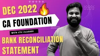 CA Foundation Dec 2022 BRS I Bank Reconciliation Statement