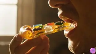 Making A Delicious Pizza - From Glass | AI ASMR Glass Food