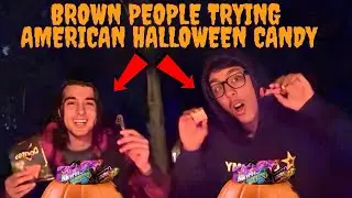 Brown People Trying American Halloween Candy