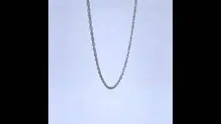 Collier Platin 950 Anker Kette massiv poliert Breite 0,96 mm